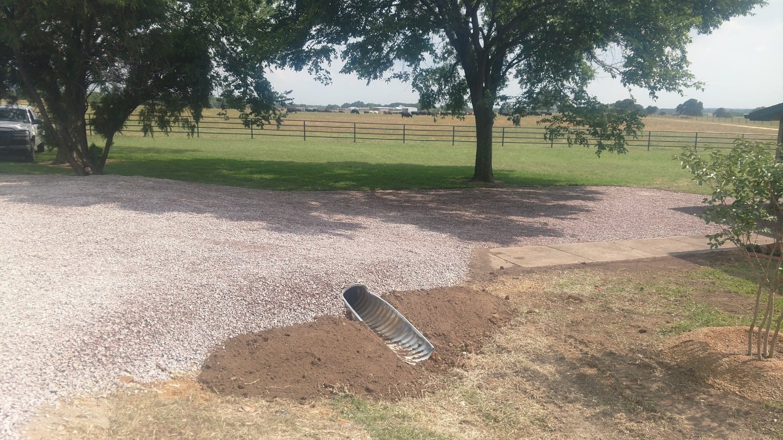 culvert-driveway 3 drainage-installation-in-Ennis-TX